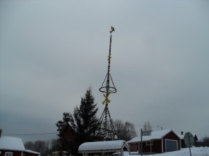 May pole in Skattungby