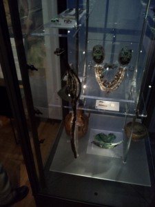 A staff found in a powerful woman's grave; in Viking folklore mainly women preformed magic called Seiðr- and used staffs such as this one in rituals.