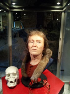 A reconstruction of Birger Jarl's face.  Scientists based him off his skull using some technological wizardry way over my head.  Sweden owes a large debt to Birger, who finally unified Sweden under one stable king.