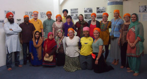 Our group, with Mr. Kirpal Singh, at the main Gurdwara